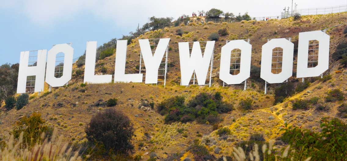 Nápis Hollywood v Los Angeles