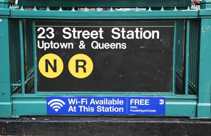 Volná Wi-Fi v New Yorku