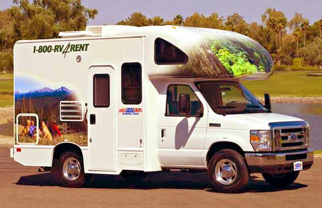 RV - karavan v USA