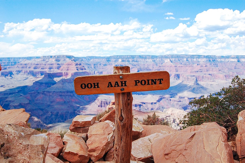 OOH AAH Point v Grand Canyonu