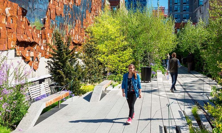 High Line - park v New Yorku