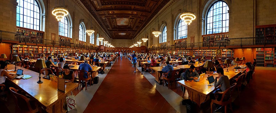 Knihovna v New Yorku